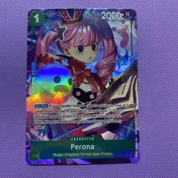 Perona (Alt Art) OP12-034 SR Legacy of the Master - ONE PIECE - English NM - Image 1