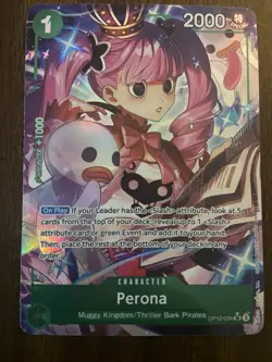 Perona (Alt Art) OP12-034 SR Legacy of the Master - ONE PIECE Card Game English - Image 2