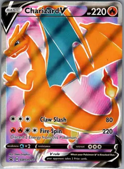 Charizard V - SWSH050 SWSH: Sword & Shield Promo Cards - Pokemon Card - NM - Image 1