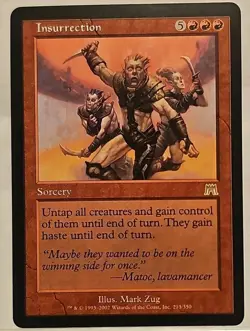 Mtg 💥💥 Insurrection 💥💥Onslaught MT/NM 🌟RARE🌟Regular Magic The Gathering - Image 1