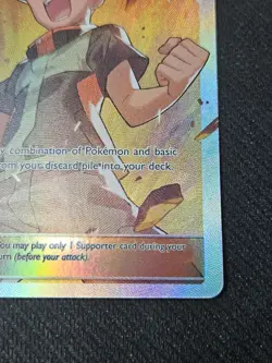 Brock's Grit (Full Art) 172/181 Sm-Team Up Holo Pokemon Trainer Supporter Card - Image 4