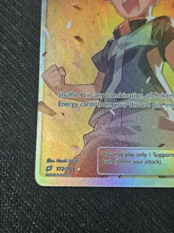 Brock's Grit (Full Art) 172/181 Sm-Team Up Holo Pokemon Trainer Supporter Card - Image 5