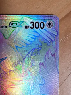 Pokemon Moltres Zapdos & Articuno GX 69/68 Hidden Fates Tag Team rainbow holo NM - Image 4