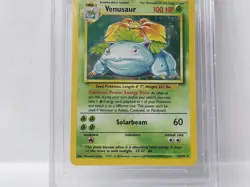 POKEMON BASE SET UNLIMITED VENUSAUR HOLO #15 BGS 9 VERY NICE!!! - Image 4