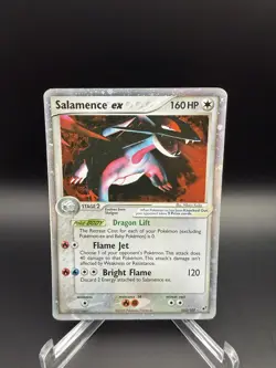 Pokemon Salamence ex 103/107 Deoxys Holo HEAVY PLAY - Image 1