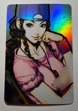 SEXY HEROINE WAIFU Ayako SLAM DUNK ACG PREMIUM HOLOFOIL CARD NM - Image 1