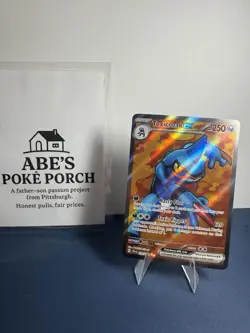 Pokemon TCG Toxicroak EX Scarlet & Violet Base Set Holo Ultra Rare Card 232/198 - Image 1