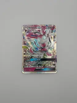 Sylveon GX - 92/145 - Pokemon Guardians Rising Sun & Moon Ultra Rare Card LP - Image 1