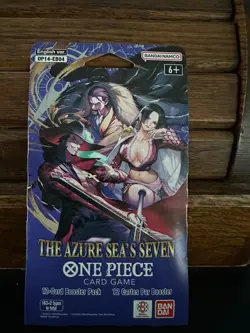 [ENG] 1 One Piece Card Game The Azure Sea's Seven OP-014 Booster Pack 12 Cards - Image 1