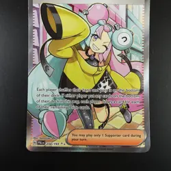 Iono 254/193 Pokemon Paldea Evolved Holo Full Art Card - Image 3
