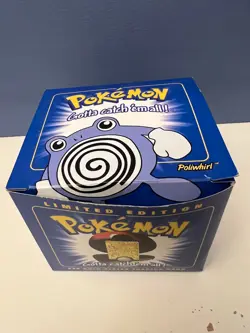 1999 Burger King Pokemon 23K Gold Plated Trading Card in box - Poliwhirl - Image 1