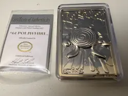 1999 Burger King Pokemon 23K Gold Plated Trading Card in box - Poliwhirl - Image 3
