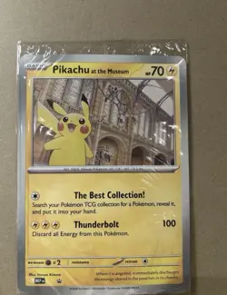 Pokemon x Natural History Museum: Pikachu At The Museum (Sealed) Card - Image 1