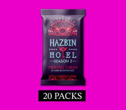 HAZBIN HOTEL Season 2 Trading Cards 1st Edition Booster Pack Lot Of 20 SHIPPED - Image 1