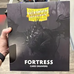 Dragon Shield Fortress Card Drawers Black for Trading Card Collections - Image 1