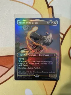 Kykar, Wind's Fury (Borderless) Commander: Bloomburrow Foil - Image 1