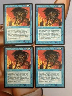 4x Force Of Will Alliances MTG Magic the gathering (MP) - Image 2
