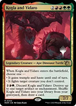 Magic The Gathering MTG KOGLA AND YIDARO March of the Machine Promos NM - Image 1