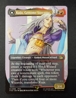 MTG Kuja Genome Sorcerer R 0399 Regular Borderless FIN Final Fantasy NM - Image 1