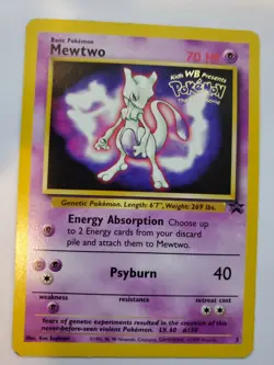 Mewtwo Promo Pokemon Base Jungle Fossil WOTC - Image 1