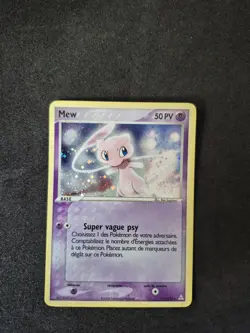 Carte Pokemon HOLO Mew 111/110 Ex Fantome Holon Bloc EX FR Excellent++ - Image 2