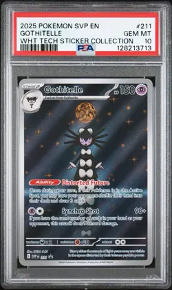 Pokemon Gothitelle Illustration Black Star Promo 2025 SVP211 PSA 10 - Image 1