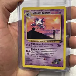 Pokemon TCG: Sabrina's Haunter 55/132 Gym Challenge Regular Uncommon Vintage LP+ - Image 2