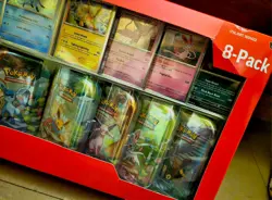 2025 Pokemon TCG Prismatic Evolutions Mini Tins Costco 8-Pack Brand New - Image 2