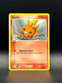 Pokemon TCG- Torchic Wizard World Chicago Rare Promo 2005 Ex Emerald #69 -NM - Image 1