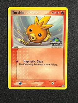 Pokemon TCG- Torchic Wizard World Chicago Rare Promo 2005 Ex Emerald #69 -NM - Image 2