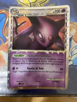 Carta Pokemon Espeon Prime Senza Paura 81/90 Ultra Rara Olografica Italiano - Image 1