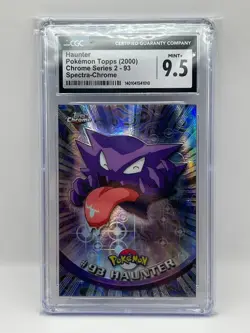 2000 Pokemon Topps Haunter Spectra Chrome Series 2 - #93 CGC 9.5 (POP 1) - Image 1