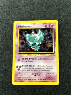 Pokemon TCG Misdreavus 11/64 Neo Revelation Holo Near Mint - Image 1