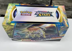 Pokemon TCG: Sword & Shield 9 Brilliant Stars Build & Battle Stadium Sealed Dice - Image 2