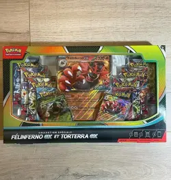 COFFRET POKEMON COLLECTION SPECIALE FELINFERNO EX ET TORTERRA EX NEUF SCELLE - Image 1