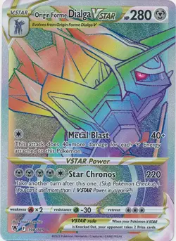 Origin Forme Dialga VSTAR 198/189 Secret Rare Astral Radiance Pokemon TCG - Image 1