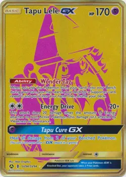Tapu Lele GX SV94/SV94 Shiny Holo Rare Hidden Fates Pokemon TCG - Image 1