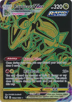 Rayquaza VMAX (Secret Rare) - TG29/TG30 Ultra Rare Silver Tempest NM Pokemon TCG - Image 1