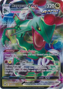 Rayquaza VMAX 101/159 Ultra Rare Crown Zenith Pokemon TCG - Image 1