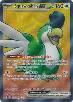 Squawkabilly ex 247/193 Ultra Rare Paldea Evolved Pokemon TCG - Image 1