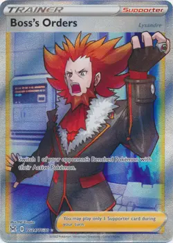 Boss's Orders (Full Art) - TG24/TG30 Ultra Rare Lost Origin NM Pokemon TCG - Image 1