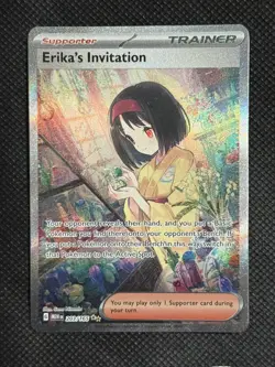 Pokemon TCG Scarlet & Violet 151 Erika's Invitation SIR Holo Card 203/165 - Image 1