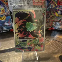 SEALED Pokemon TCG Bulbasaur 133/132 STAMPED Mega Evolutions Promo Card NM - Image 1