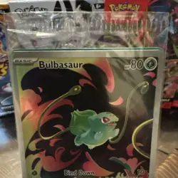 SEALED Pokemon TCG Bulbasaur 133/132 STAMPED Mega Evolutions Promo Card NM - Image 2