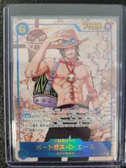 One Piece Japanese TCG Singles Luffy Sabo Ace OP Rare Parallel Promo - Image 2