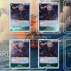 X4 One Piece Card Game TCG Ryuma OP06-036 Rare M/NM Condition - Image 1