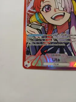 One Piece Uta Op06 Alt Art Leader English Mint Condition - Image 4