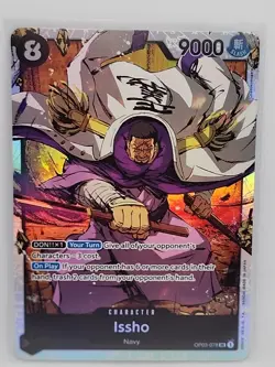 Issho SR OP03-078 Pillars of Strength NM One Piece Fast Ship - Image 1