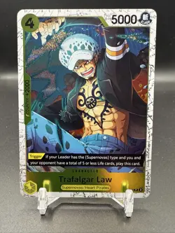 One Piece TCG The Best Vol. 2 PRB-02 - Trafalgar Law P-088 (Foil) - NM - Image 1