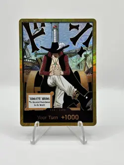 One Piece CCG Dracule Mihawk Gold Don!! OP14 - Eng. - PACK FRESH 11.1.26 - MINT - Image 1
